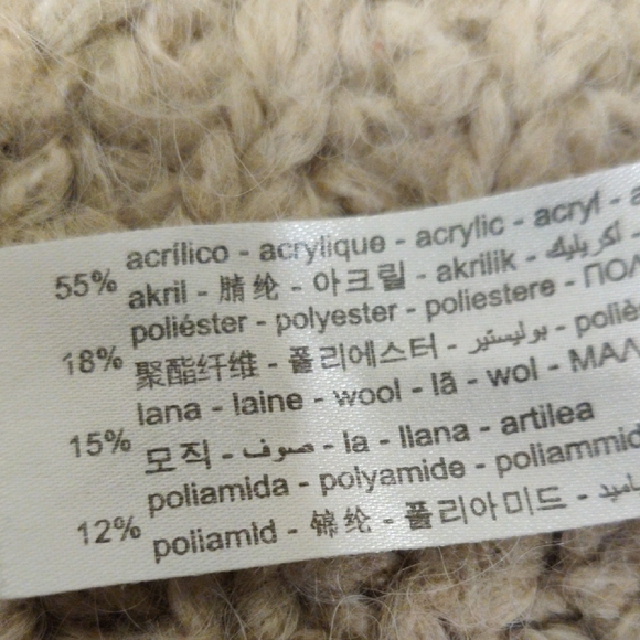 Zara Beige Knit Cardigan - Picture 12 of 14